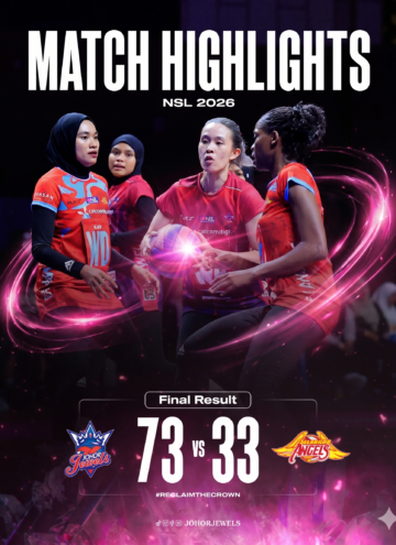 Match Highlights M2 Johor Jewels vs Selangor Angels